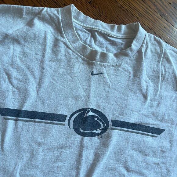 Vintage Y2K Nike Penn State Nittany Lion Center Swoosh Long Sleeve T-Shirt Men L - Picture 3 of 10